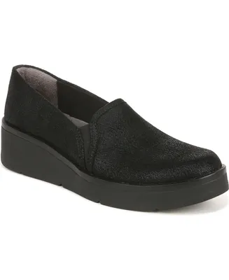LifeStride Women's Free Spirit Washable Round Toe Wedge Slip Ons