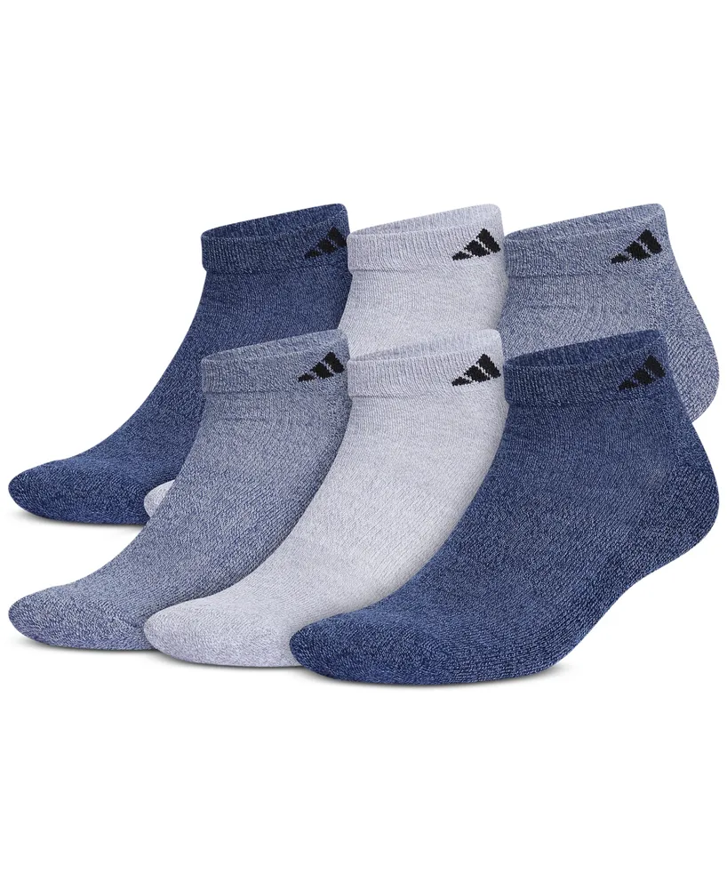 adidas Men's Cushioned Athletic 6-Pack Low Cut Socks