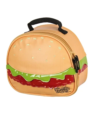 SpongeBob SquarePants Nickelodeon Krabby Patty Single Compartment Lunch Box Bag
