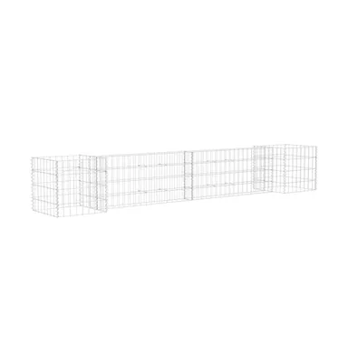 H-Shaped Gabion Planter Steel Wire 102.4"x15.7"x15.7"