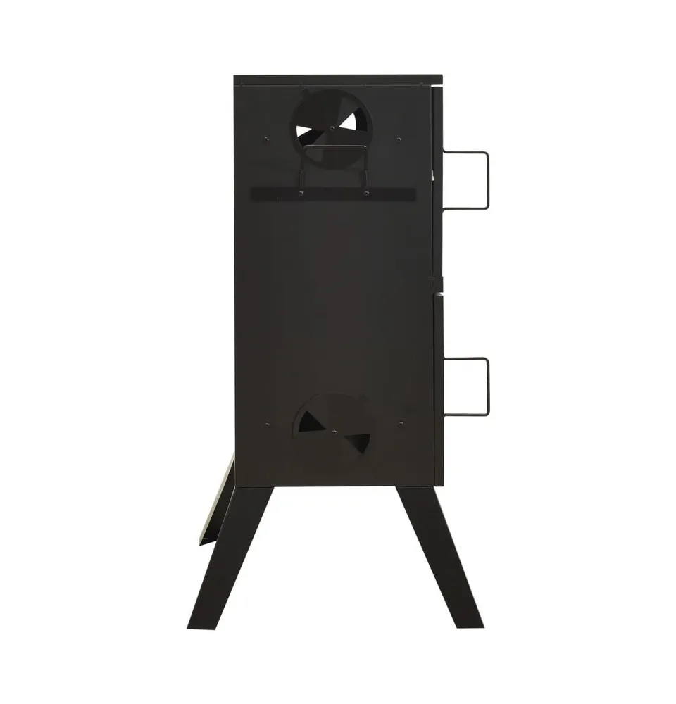 vidaXL Smoker Oven 21.7"x18.7"x39.6" Steel