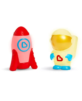 Munchkin Toddler Galaxy Buddies Water Safe Light Up Bath Toy, 2 pack