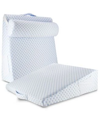 Nestl Cooling Foam Wedge Pillow With Bolster Pillow