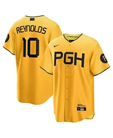 Men's Nike Bryan Reynolds Gold Pittsburgh Pirates 2023 City Connect Replica Player Jersey