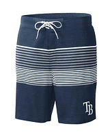 Men's G-iii Sports by Carl Banks Navy Tampa Bay Rays Coastline Volley Swim Shorts
