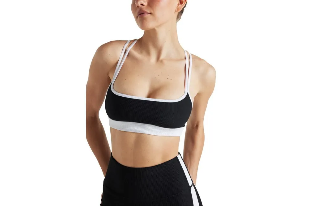 Electric Yoga Women's Color Block Rib Bra