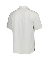 Men's Tommy Bahama White Boston Red Sox Sport Tropic Isles Camp Button-Up Shirt