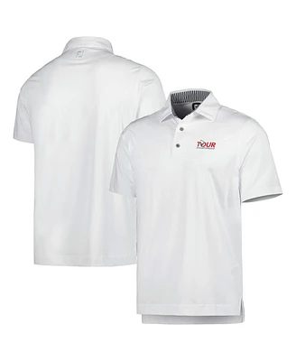 Men's FootJoy White Tour Championship ProDry Polo Shirt