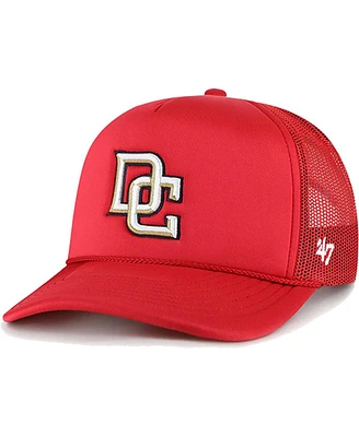 Men's '47 Brand Red Washington Nationals Foam Logo Trucker Snapback Hat