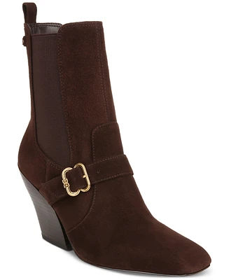 Sam Edelman Women's Suzette Buckled Western Dress Booties
