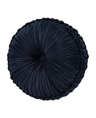 J Queen New York Biagio Tufted Decorative Pillow, 15" Round