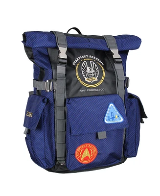 Star Trek Backpack Starfleet Academy Roll Top Hiking Gym Laptop School Travel Book Bag