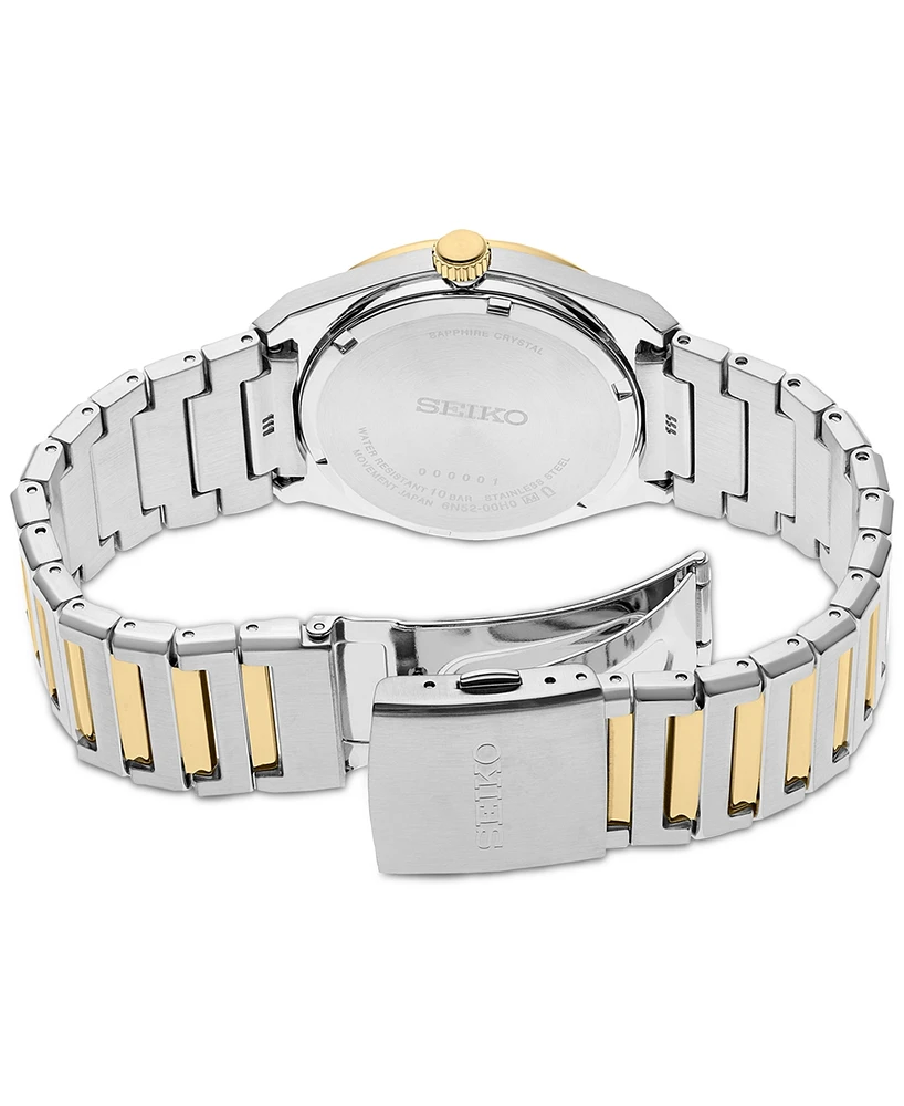 Seiko Men's Essentials Two-Tone Stainless Steel Bracelet Watch 39mm