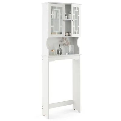 Bathroom Spacesaver Over the Toilet Door Storage Cabinet Tower Organizer