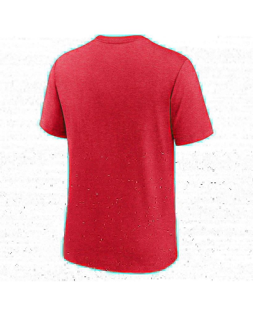 Men's Nike Heathered Red Kansas City Chiefs Local Tri-Blend T-shirt