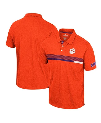 Men's Colosseum Orange Clemson Tigers No Problemo Polo Shirt