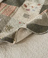 Greenland Home Fashions Sedona Desert Wildflowers 4 Piece Quilt Set, Twin/Twin Xl