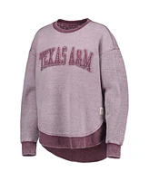 Women's Pressbox Maroon Texas A&M Aggies Ponchoville Pullover Sweatshirt