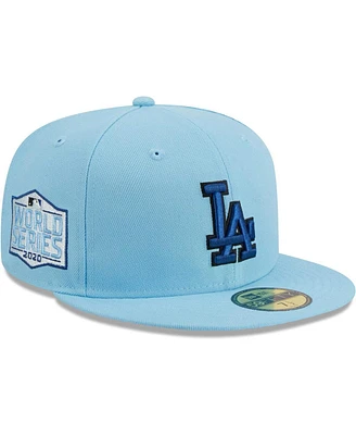 Men's New Era Light Blue Los Angeles Dodgers 59FIFTY Fitted Hat