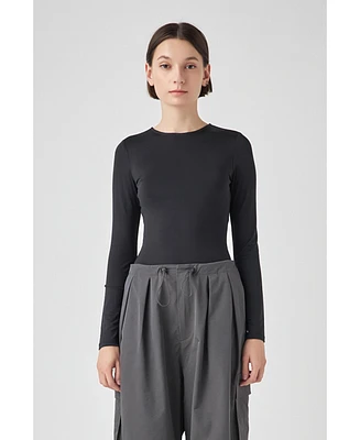 Grey Lab Women's Long Sleeve Soft Bodysuit