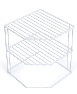 Smart Design 3-Tier Kitchen Corner Shelf Rack, 9" x 8"