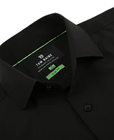 Tom Baine Men's Performance Stretch Solid Button Down Shirt