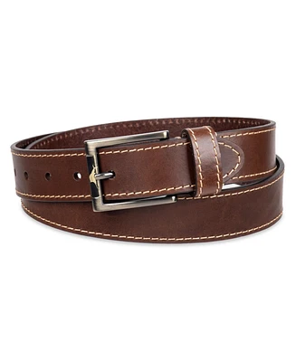 Tommy Bahama Men's Casual Contrast Stitch Cincato Strap Belt