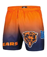Men's Pro Standard Navy, Orange Chicago Bears Ombre Mesh Shorts