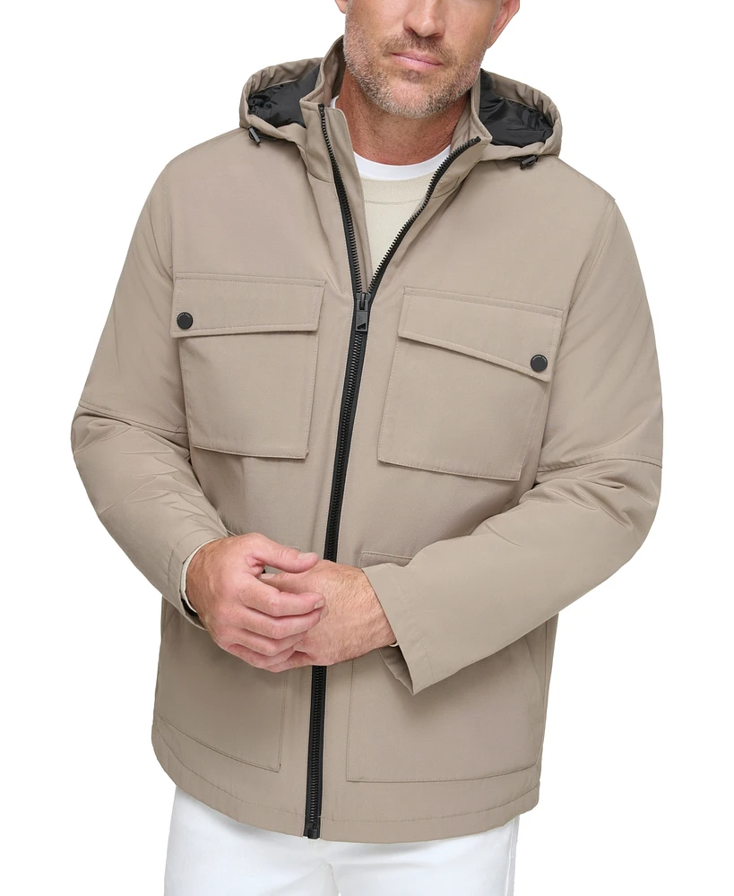 Marc New York Men's Lauffeld Medium Weight Hooded Utility Jacket