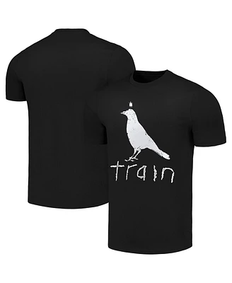 Men's Black Train White Crow T-shirt
