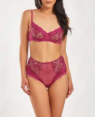 iCollection Women's 2 PieceBralete and Panty Lingerie Set