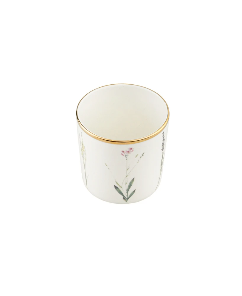 Porland Botanical 4 Piece Cup Set, Service for 2