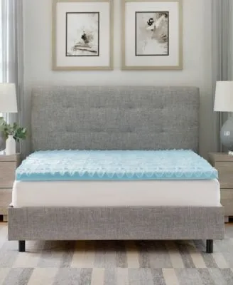 Prosleep 2 Gel Infused Zoned Convoluted Memory Foam Mattress Toppers