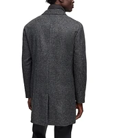 Boss by Hugo Men's Slim-Fit Patterned Coat