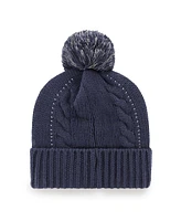 Women's '47 Brand Navy New England Patriots Bauble Cuffed Knit Hat with Pom