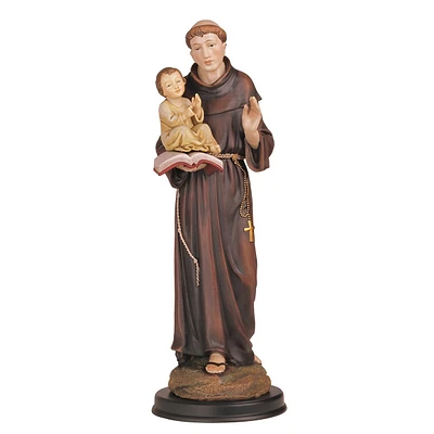 Fc Design 12"H Saint Anthony Statue Anthony of Padua Holy Figurine Religious Decoration Home Decor Perfect Gift for House Warming
