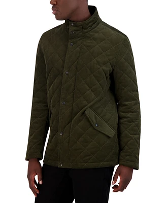 Cole Haan Men's Diamond-Quilted Corduroy Jacket