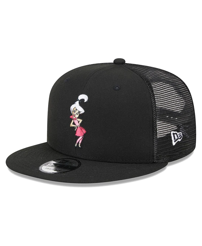 Men's New Era Black The Jetsons Judy Jetson Trucker 9FIFTY Snapback Hat