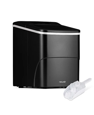 Newair 26 lbs. Countertop Bullet Ice Maker in Black