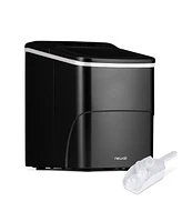Newair 26 lbs. Countertop Bullet Ice Maker in Black