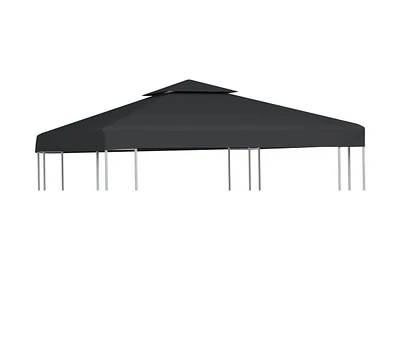 vidaXL Gazebo Cover Canopy Replacement 1 oz/ft² Dark Gray 9.8'x9.8'