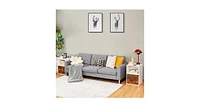 Slickblue Set of 2 Nightstands Side End Table for Living Room