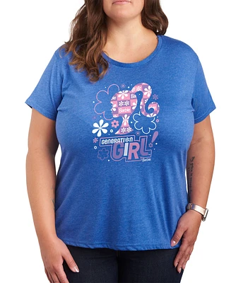 Hybrid Apparel Trendy Plus Barbie Generation Girl Graphic T-shirt