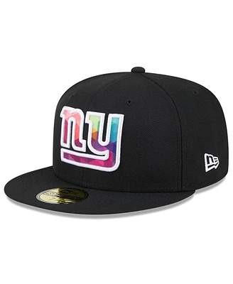Men's New Era Black New York Giants 2023 Nfl Crucial Catch 59FIFTY Fitted Hat