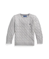 Polo Ralph Lauren Toddler and Little Boys Cable-Knit Cotton Sweater