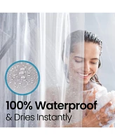 72" W x 84" H 8G Peva Extra Heavy Weight Shower Liner - Liba