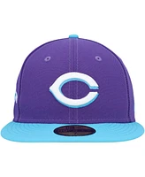 Men's New Era Purple Cincinnati Reds Vice 59FIFTY Fitted Hat