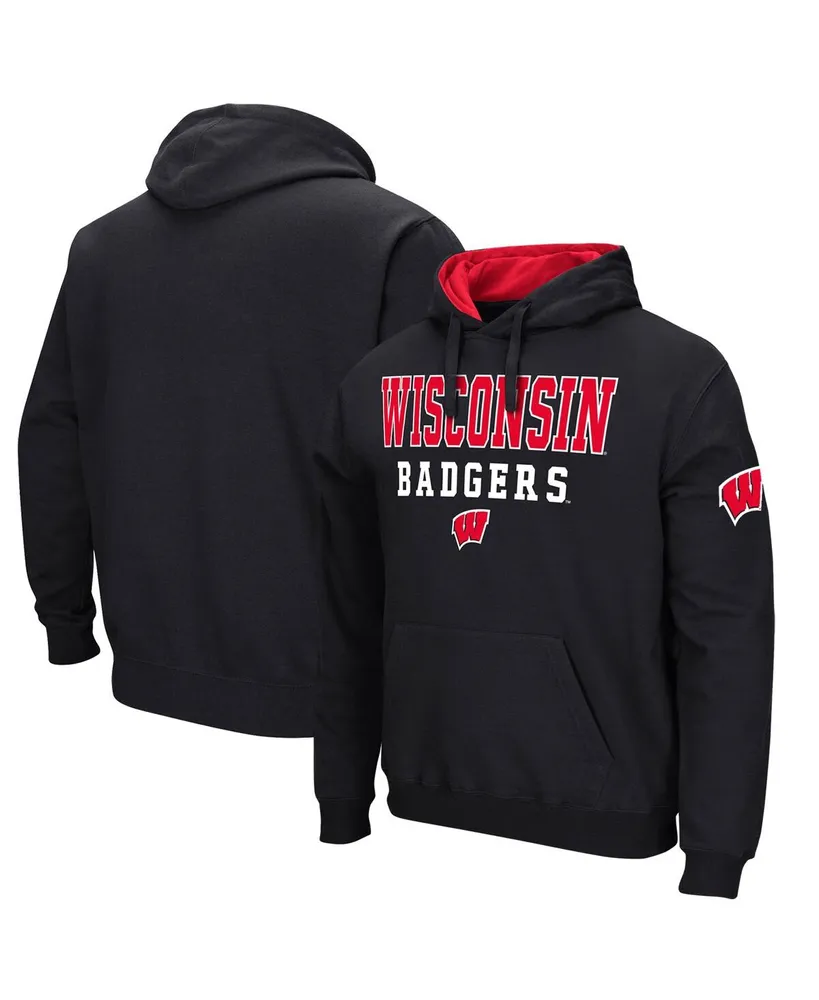 Colosseum Men's Wisconsin Badgers Sunrise Pullover Hoodie