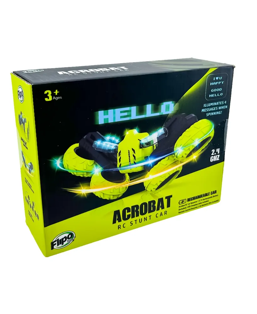 Flipo Acrobat Rechargeable Remote Control Stunt Car