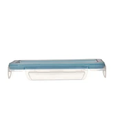 Anchor Hocking Glass 6 Cup Rectangle Food Storage with Truelock Locking Lid, 2 Piece Set